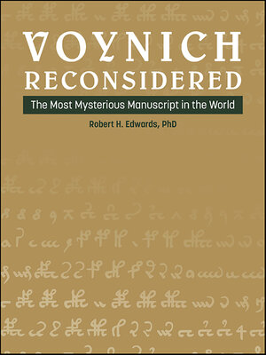 cover image of Voynich Reconsidered